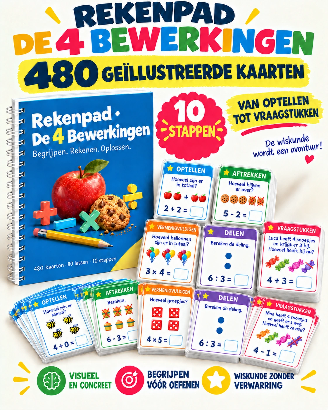 Rekenpad · De 4 Bewerkingen: het volledige pakket